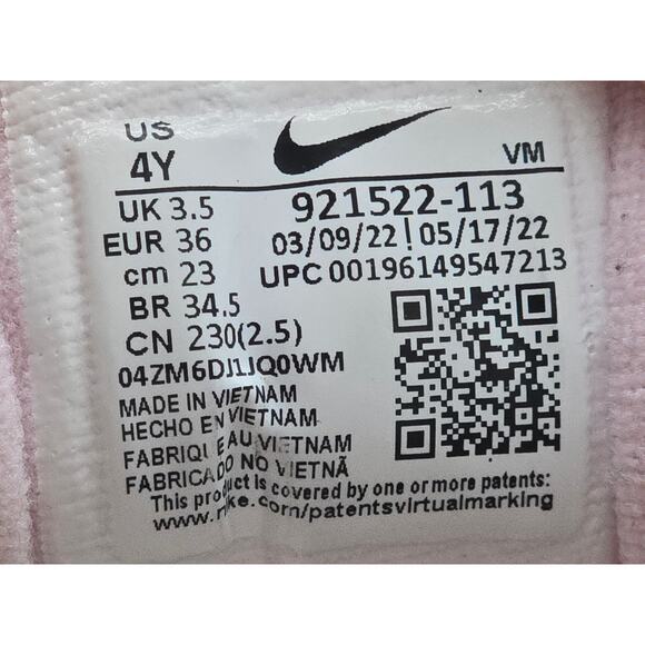 Nike Air Max 97 Sesame Pink Foam GS Size 4Y 921522-113 - Picture 8 of 8